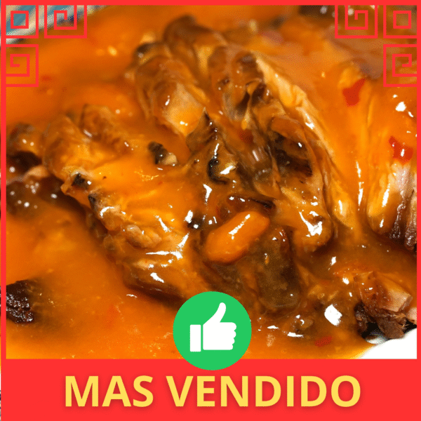 Cerdo Asado con Salsa Picante
