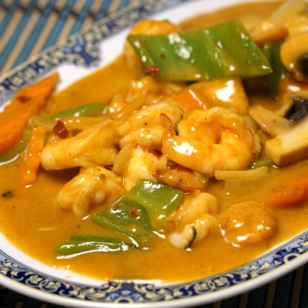 Langostinos con Curry