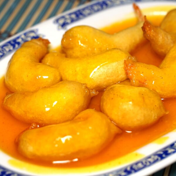 Langostinos Agridulce